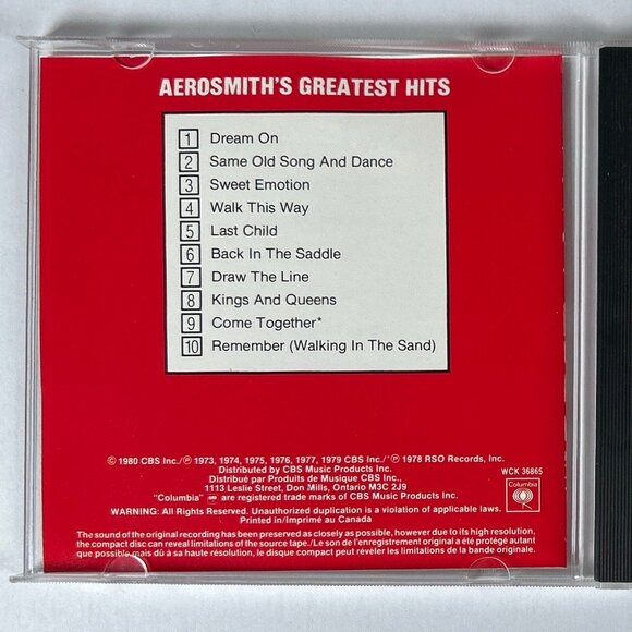 Aerosmith Permanent Vacation Greatest Hits CD Set - Picture 5 of 13